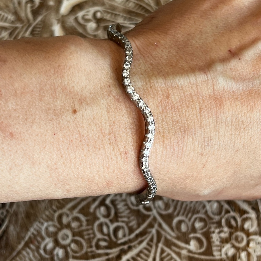 CZ dinner bracelet - Picture 2 of 5